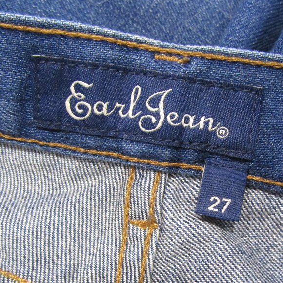 NWT Earl Jeans Atmosphere Ringspun Denim Flare 27 - Picture 6 of 7